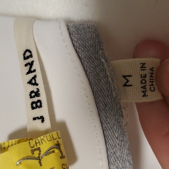 J Brand White Top Size M - Picture 4 of 6